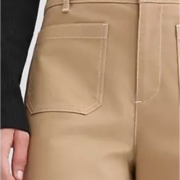 Loft Palmer Wide Leg Crop Pants in Contrast Stitch - Picture 3 of 4